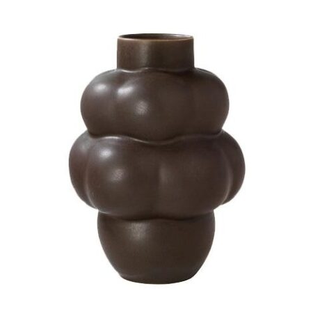 Louise Roe Balloon Vase 04 Ceramic Mud Brown