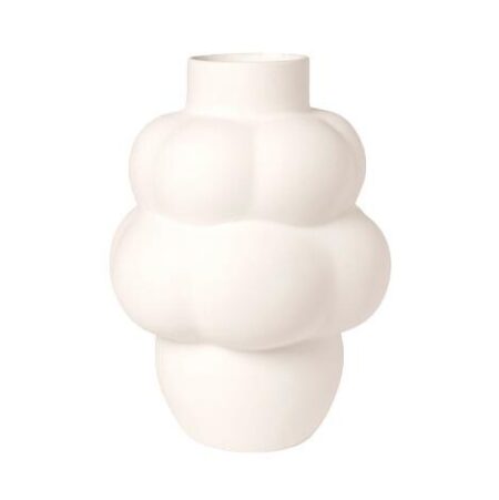 Louise Roe Balloon Vase 04 Ceramic Raw White