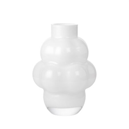 Louise Roe Balloon Vase #04 H: 32 cm - Opal White