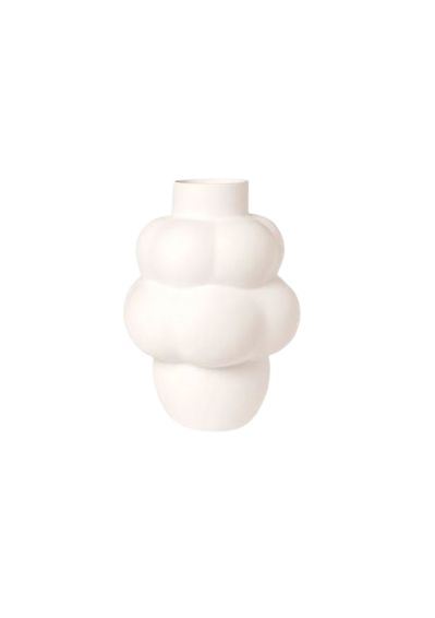 Louise Roe Balloon Vase #04 Petit H: 18 cm - Raw White