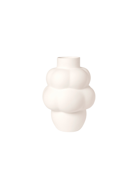 Louise Roe - Balloon Vase #04, Petit Raw White - H:18