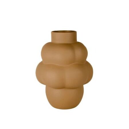 Louise Roe Balloon Vase 04 Petit Sanded Ocker