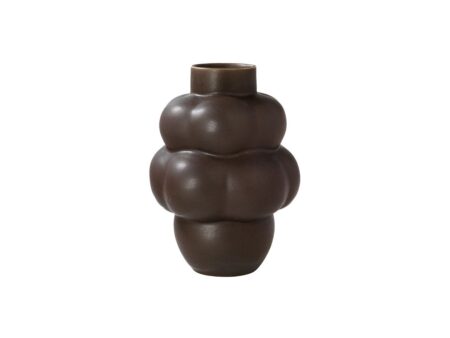Louise Roe - Balloon Vase 04 - Vase - Grande Mud Brown - Ø13-31 x H42 cm
