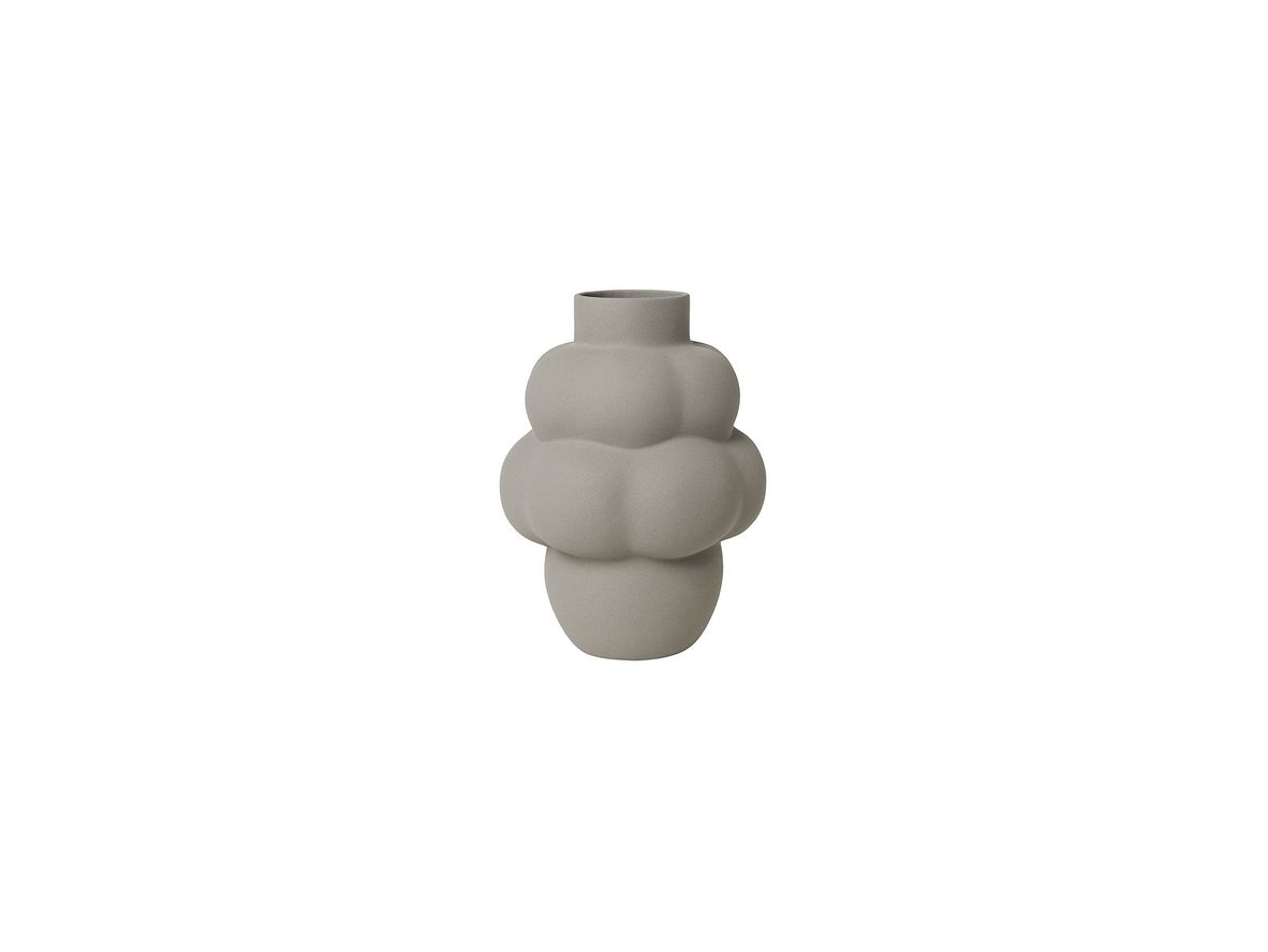 Louise Roe - Balloon Vase 04 - Vase - Petit Sanded Grey - Ø6-12 x H18 cm Louise Roe - Balloon Vase 04 - Vase - Petit Sanded Grey - Ø6-12 x H18 cm