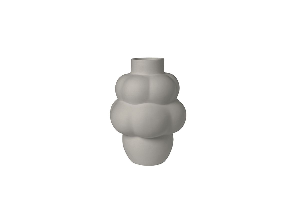 Louise Roe - Balloon Vase 04 - Vase - Sanded Grey - Ø10-24 x H32 cm Louise Roe - Balloon Vase 04 - Vase - Sanded Grey - Ø10-24 x H32 cm