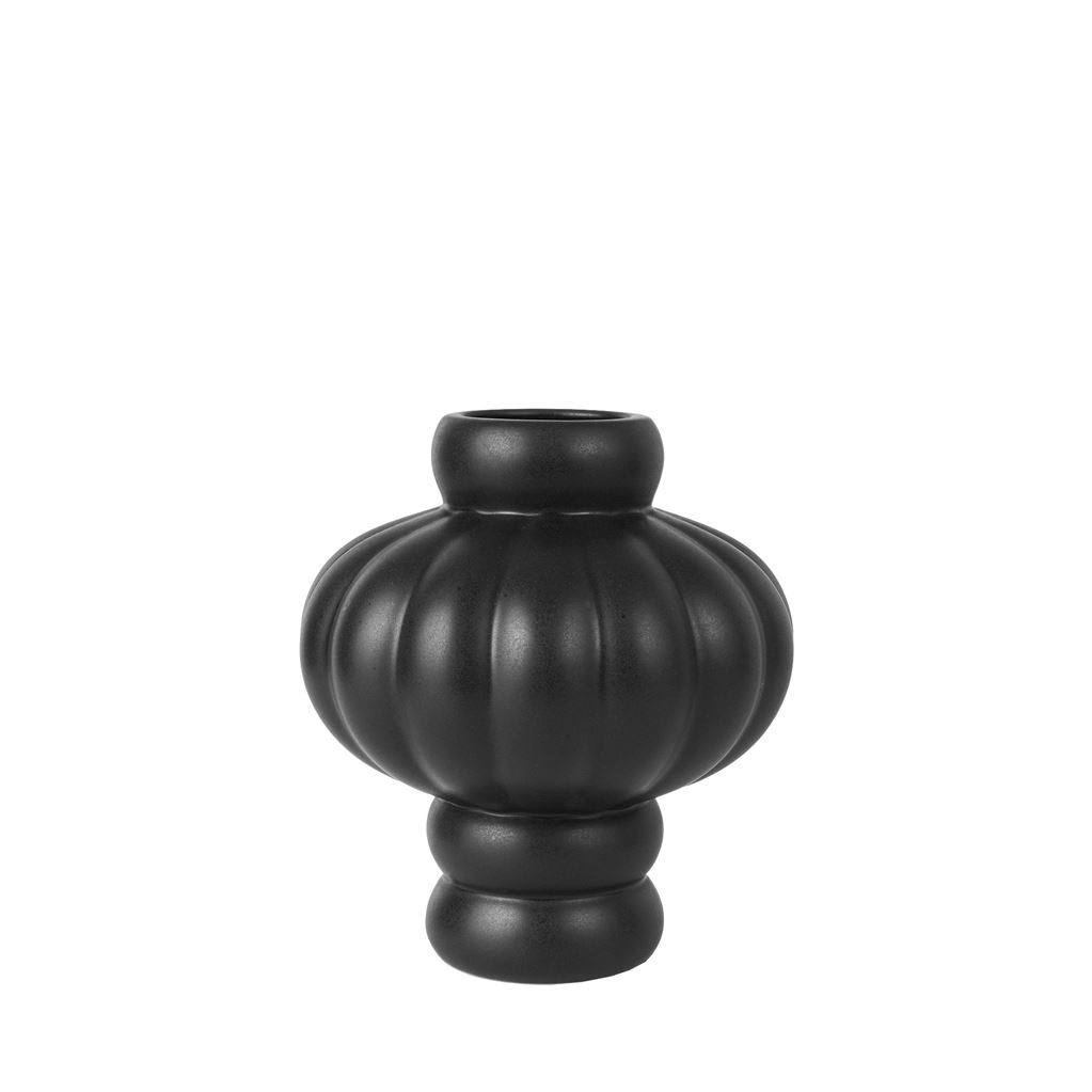 Louise Roe Balloon Vase #08 H: 30 cm - Ink Black Louise Roe Balloon Vase #08 H: 30 cm - Ink Black