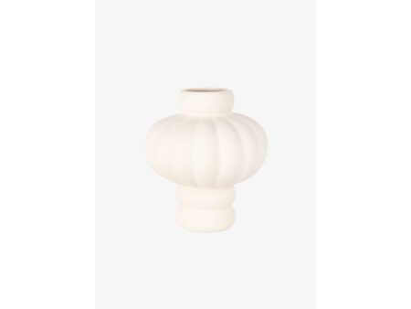 Louise Roe - Balloon Vase 08 - Vase - Raw White - Ø10-26 x H30 cm