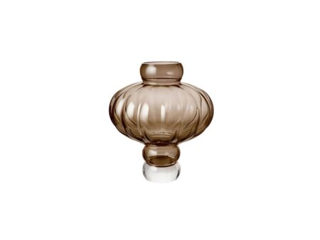 Louise Roe - Balloon Vase 08 - Vase - Smoke - Ø10-26 x H30 cm