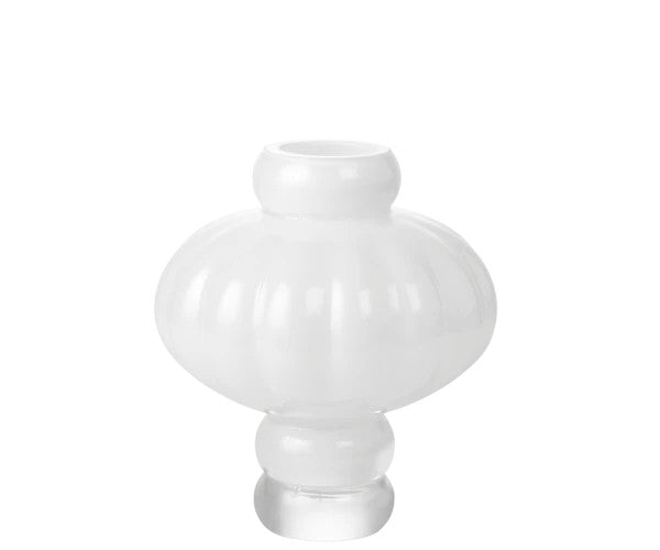 Louise Roe Balloon vase - 02 - Opal White Louise Roe Balloon vase - 02 - Opal White