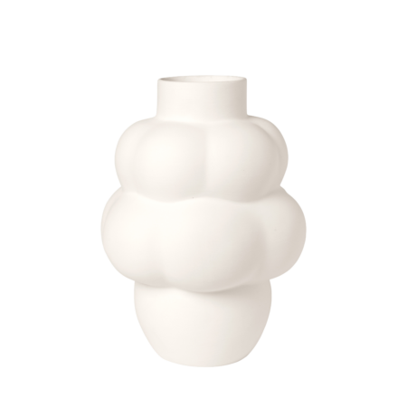 Louise Roe - Balloon vase #04 keramik, raw white - H:32 cm.