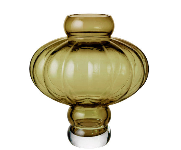Louise Roe Balloon vase - 08 - olive Louise Roe Balloon vase - 08 - olive