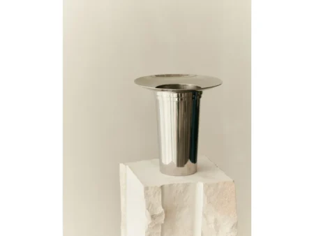 Louise Roe - Fountain Vase 01 - Vase - Stainless Steel - H30 x Ø28