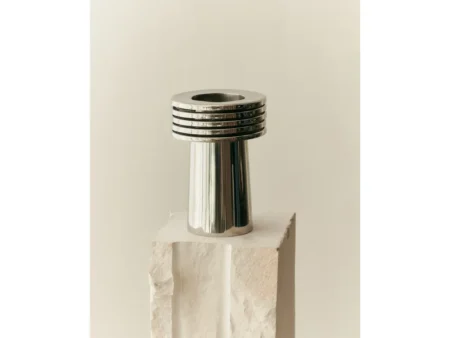 Louise Roe - Fountain Vase 03 - Vase - Stainless Steel - H30 x Ø25