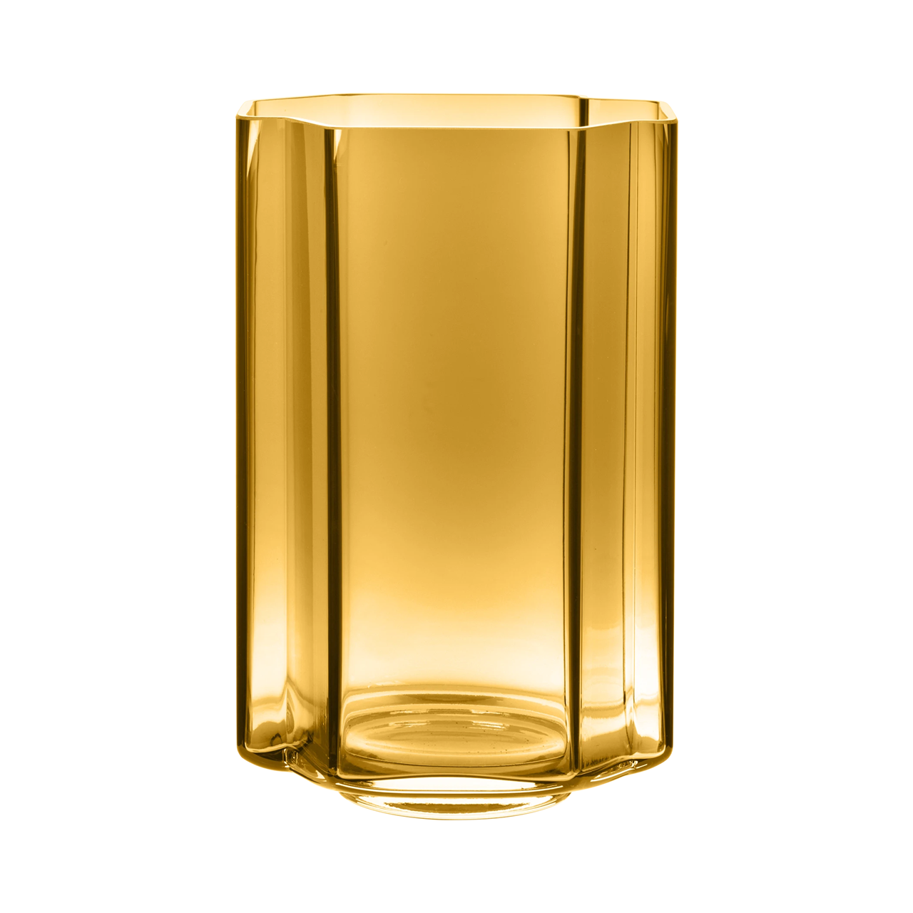 Louise Roe Funki Vase Asymmetric Amber Louise Roe Funki Vase Asymmetric Amber