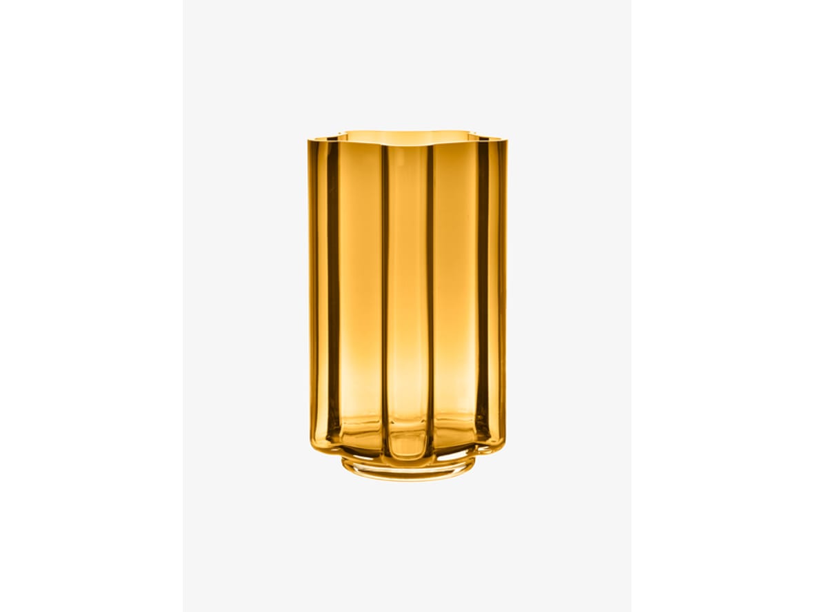 Louise Roe - Funki Vase - Vase - Funki Vase Rounded Amber - Ø21 x H34 cm Louise Roe - Funki Vase - Vase - Funki Vase Rounded Amber - Ø21 x H34 cm