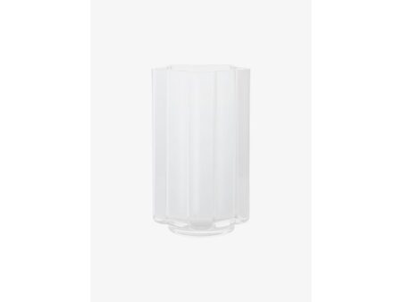 Louise Roe - Funki Vase - Vase - Funki Vase Rounded Opal White - Ø21 x H34 cm