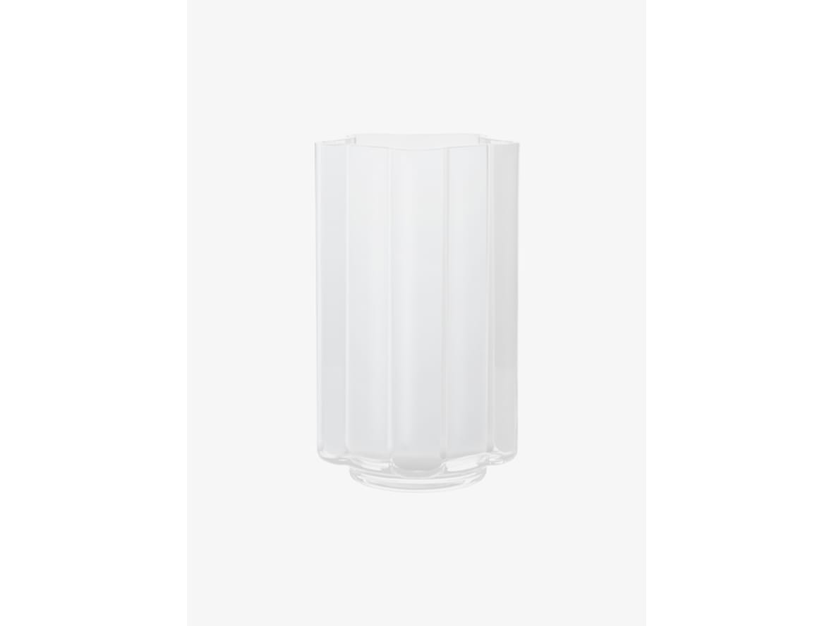 Louise Roe - Funki Vase - Vase - Funki Vase Rounded Opal White - Ø21 x H34 cm Louise Roe - Funki Vase - Vase - Funki Vase Rounded Opal White - Ø21 x H34 cm