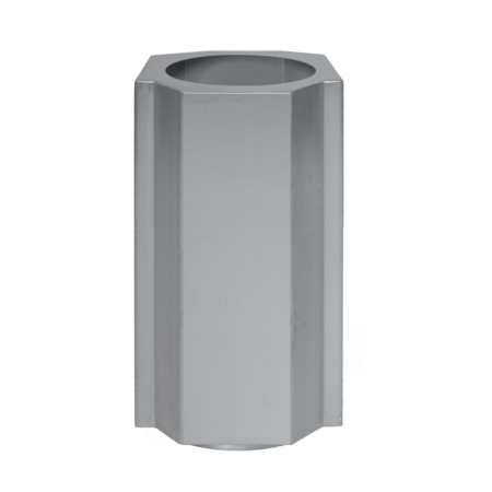 Louise Roe Funki krukke S 36 cm Brushed Aluminium