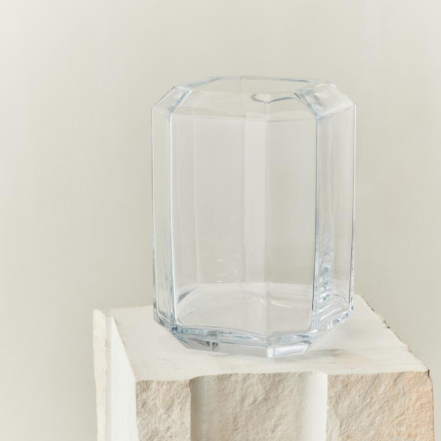Louise Roe Jewel Vase Clear Giant Louise Roe Jewel Vase Clear Giant