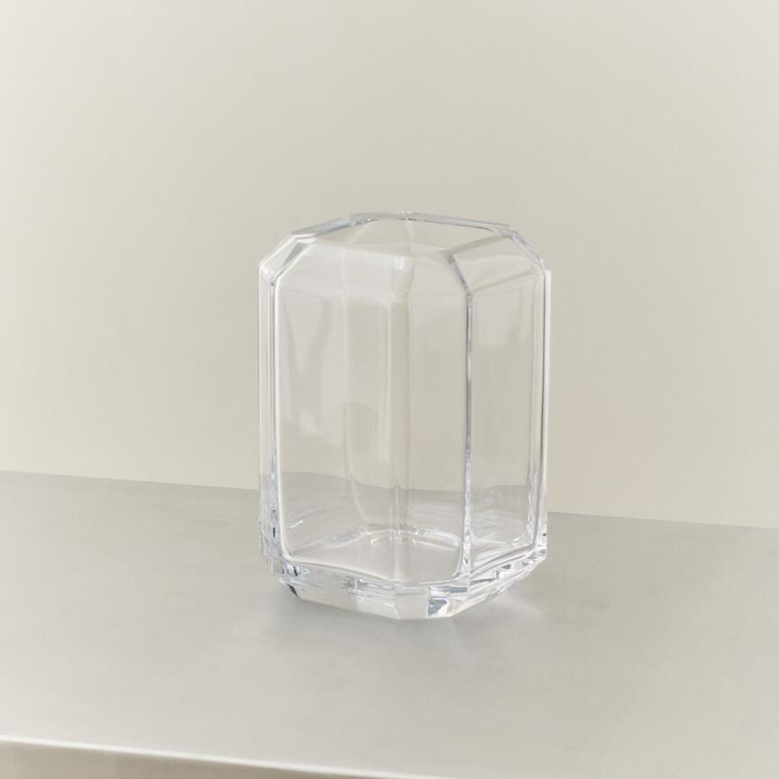 Louise Roe Jewel Vase Clear Medium Louise Roe Jewel Vase Clear Medium