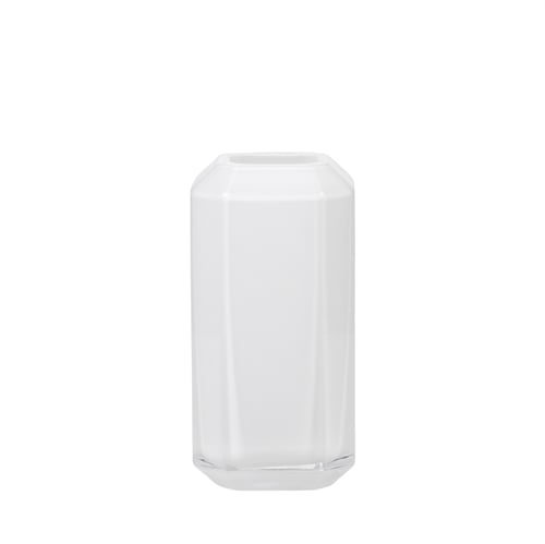 Louise Roe Jewel Vase Glass H: 16 cm - Opal White Louise Roe Jewel Vase Glass H: 16 cm - Opal White