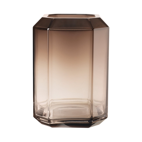 Louise Roe Jewel Vase Glass H: 26 cm - Smoke Louise Roe Jewel Vase Glass H: 26 cm - Smoke