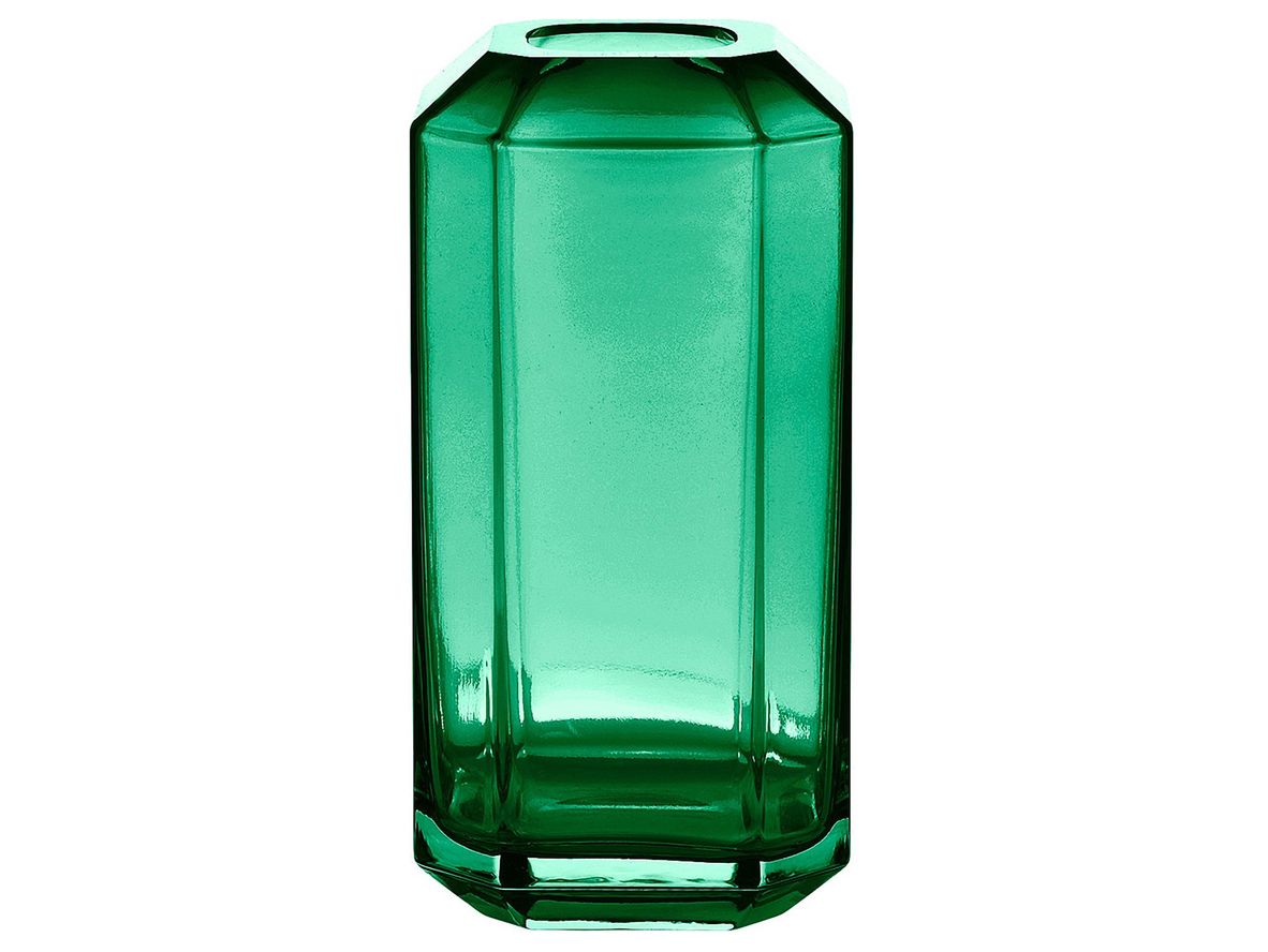 Louise Roe - Jewel Vase - Vase - 01 Green - Ø8 x H16 cm Louise Roe - Jewel Vase - Vase - 01 Green - Ø8 x H16 cm