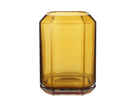 Louise Roe - Jewel Vase - Vase - 02 Amber - Ø14 x H20 cm