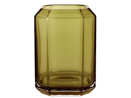 Louise Roe - Jewel Vase - Vase - 03 Olive - Ø18 x H26 cm