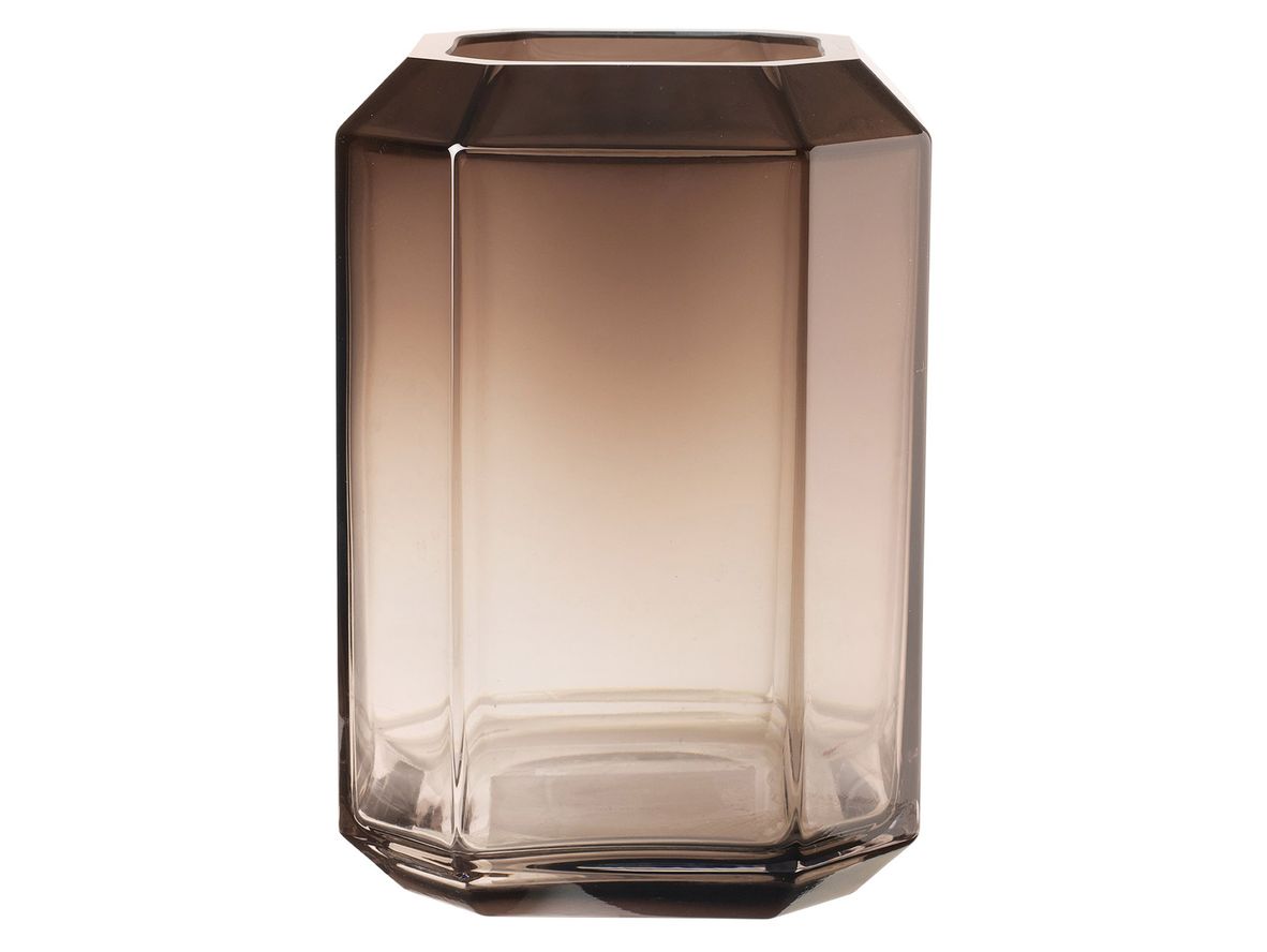 Louise Roe - Jewel Vase - Vase - 03 Smoke - Ø18 x H26 cm Louise Roe - Jewel Vase - Vase - 03 Smoke - Ø18 x H26 cm