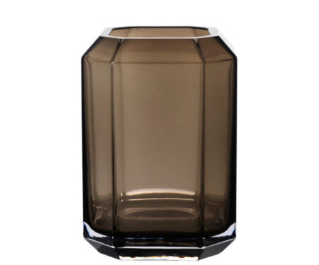 Louise Roe Jewel vase - H20 - Smoke