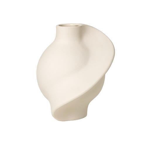 Louise Roe Pirout Vase 01 Raw White Louise Roe Pirout Vase 01 Raw White