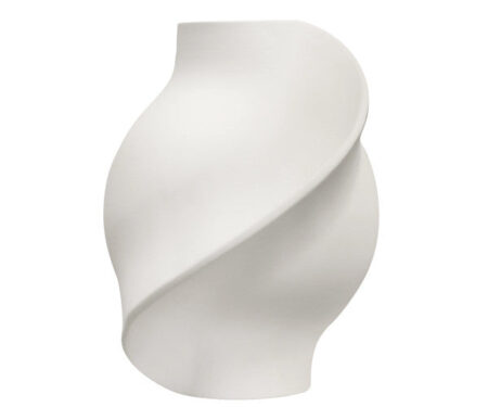 Louise Roe Pirout vase - 01 - Raw White
