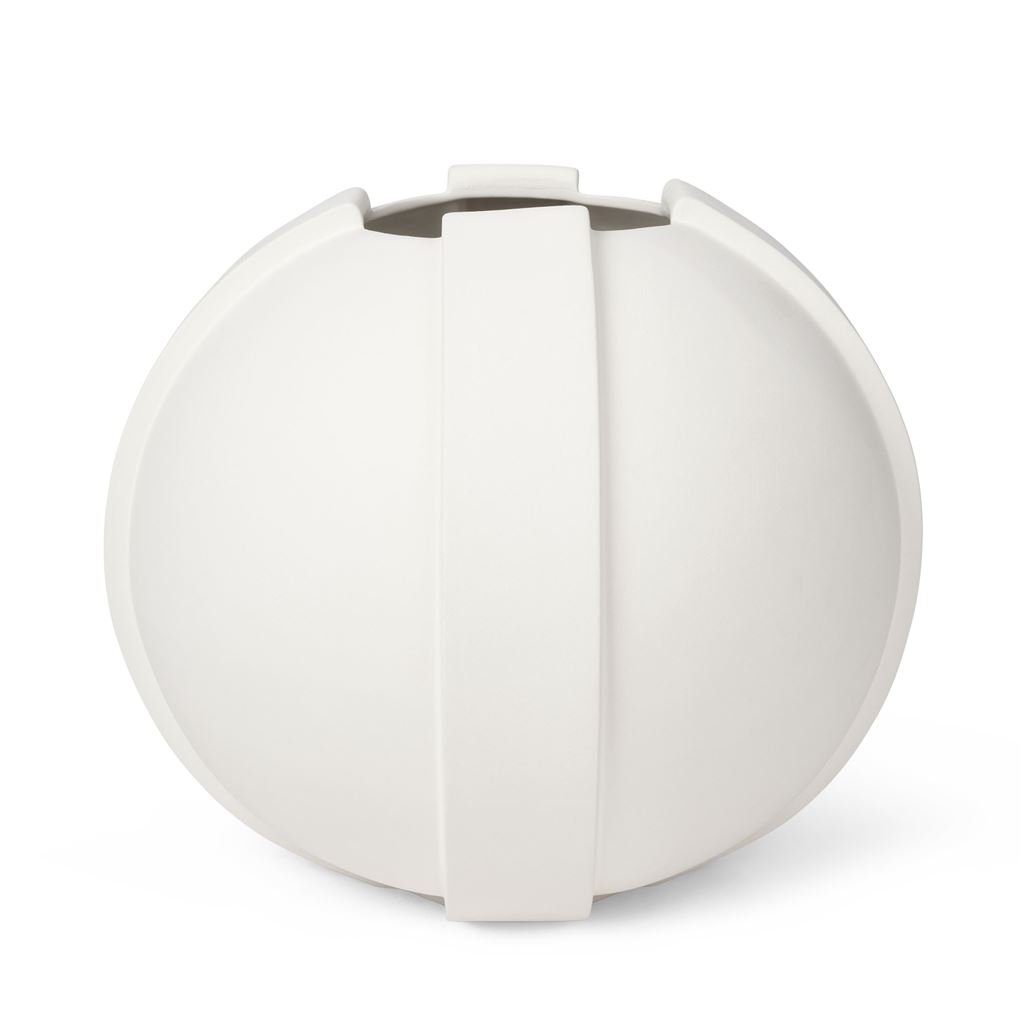 Louise Roe Vinci Vase #02 - Raw White Louise Roe Vinci Vase #02 - Raw White