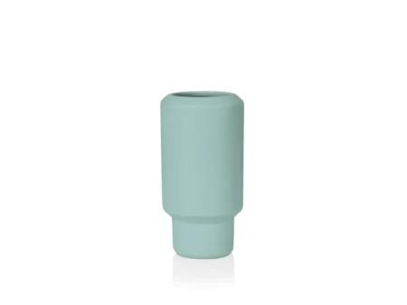 Lucie Kaas - Fumario Vase - Vase - Minty Haze - Small - H16,5 cm