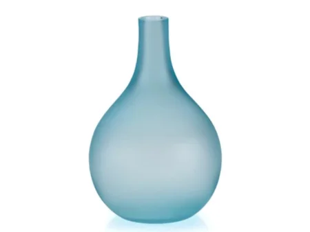 Lucie Kaas, Sansto vase, Lysblå, H: 22 CM