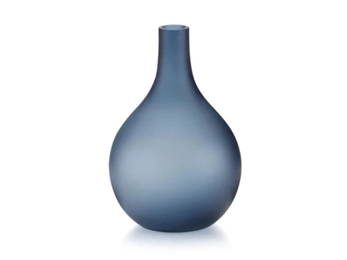 Lucie Kaas, Sansto vase, Mørkeblå, H: 17 CM Lucie Kaas, Sansto vase, Mørkeblå, H: 17 CM