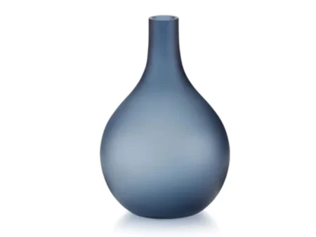 Lucie Kaas, Sansto vase, Mørkeblå, H: 22 CM