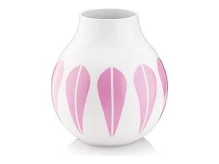Lucie Kaas, Vase, Arne Clausen Collection, Hvid/Pink, H16 cm