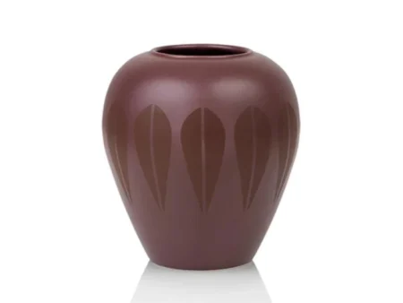 Lucie Kaas, Vase, Arne Clausen Collection, Mørkerød, H17 cm