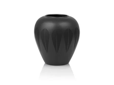 Lucie Kaas, Vase, Arne Clausen Collection, Sort, H11 cm