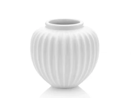 Lucie Kaas, Vase, Schollert Collection, hvid, H10 cm