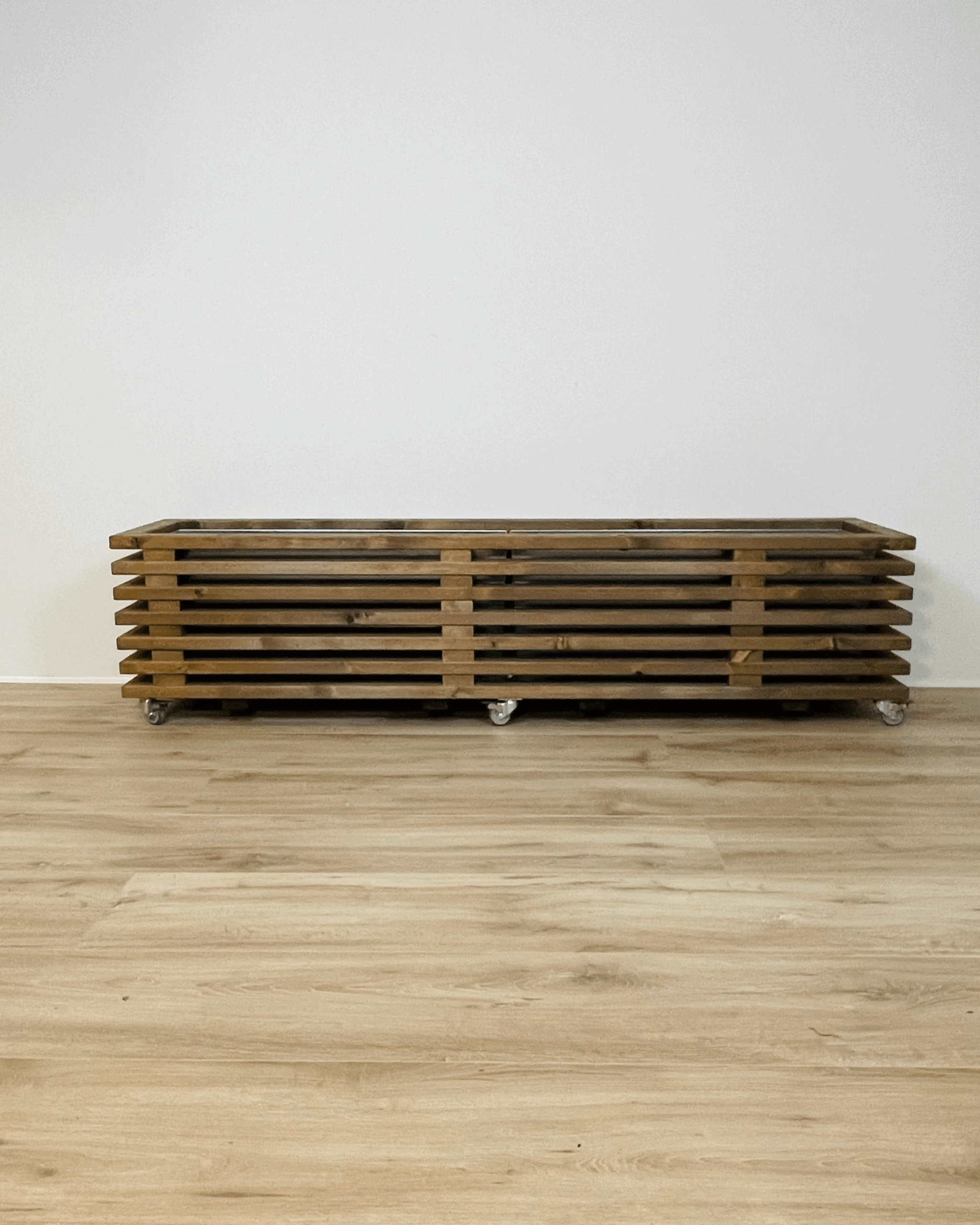 Luksus Plantekasse af Traller | Brunbejdset | 43 cm (7 lægter) / 95 cm Luksus Plantekasse af Traller | Brunbejdset | 43 cm (7 lægter) / 95 cm
