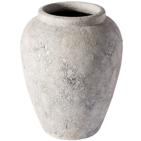 Luna vase 38 cm, grå