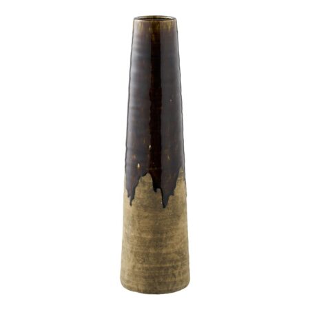 Lykke vase brun