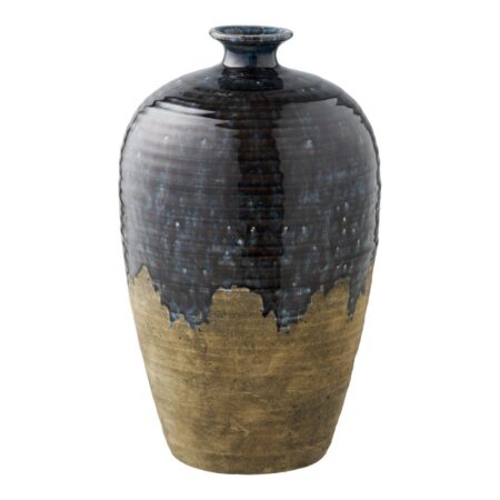 Lykke vase mørkeblå
