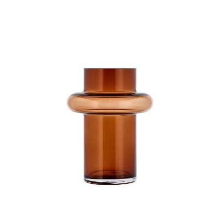 Lyngby Glas - Tube Vase 20 cm Amber