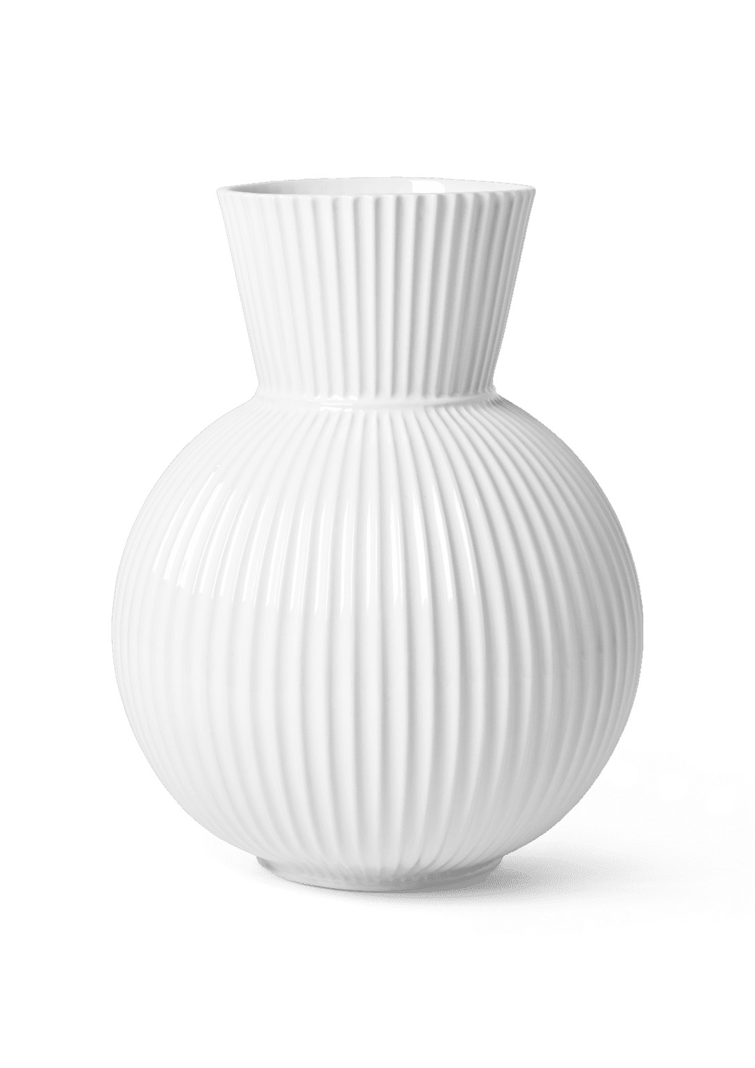 Lyngby Porcelæn - Lyngby Tura Vase H34 hvid porcelæn Lyngby Porcelæn - Lyngby Tura Vase H34 hvid porcelæn