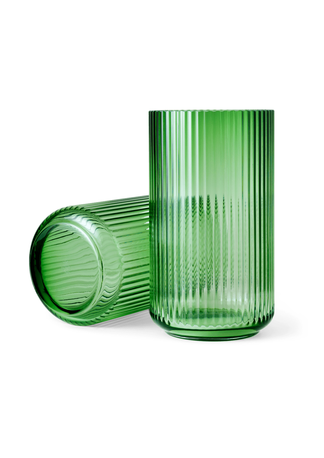 Lyngby Porcelæn - Lyngby Vase H31 cm copenhagen green mundblæst glas Lyngby Porcelæn - Lyngby Vase H31 cm copenhagen green mundblæst glas