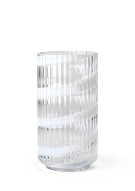 Lyngby Porcelæn - Lyngby Vase - Swirl White - 20.5 cm
